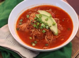 Crockpot Pulled Pork Chili
