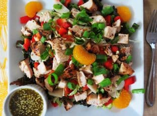 Chinese Chicken Salad with Sesame Dressing