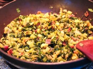 Indian Spiced Bok Choy