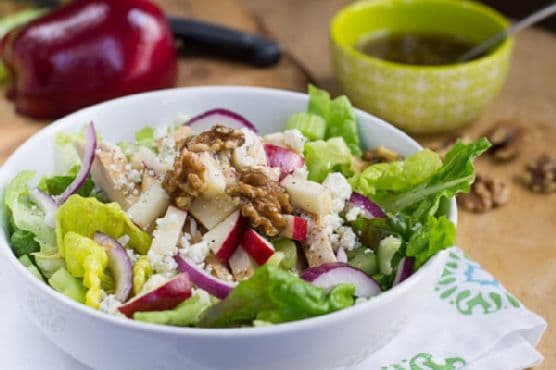 Apple Walnut Chicken Salad- Applebee’s Copycat