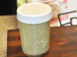 Low Fat Creamy Basil Salad Dressing