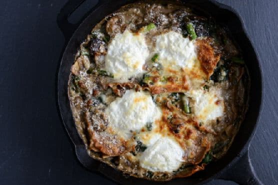 Springtime Veggie Skillet Lasagna