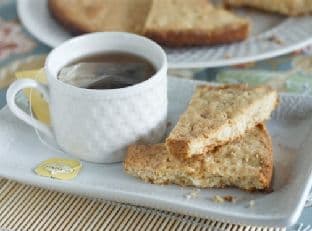 Lemon Chamomile Shortbread