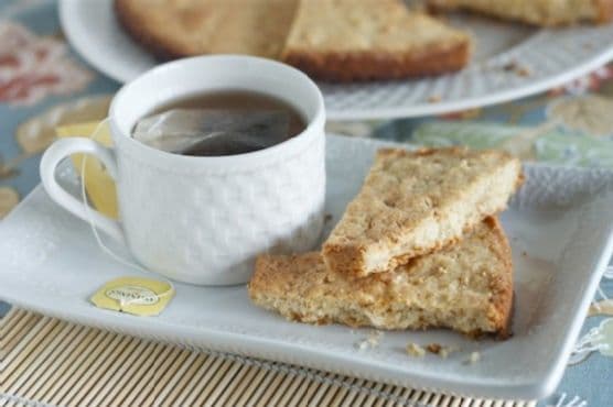 Lemon Chamomile Shortbread