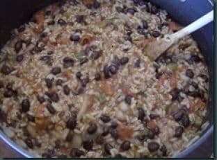 Cajun Black Beans and Rice
