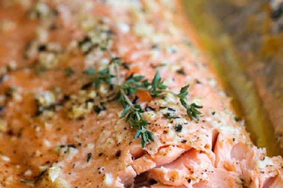 Honey Salmon in Foil