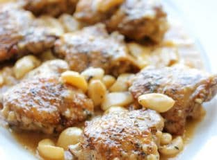 Chicken with 40 Cloves of Garlic