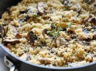 Garlic Mushroom Quinoa