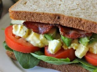 Egg Salad BLTA Sandwich