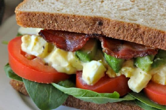 Egg Salad BLTA Sandwich