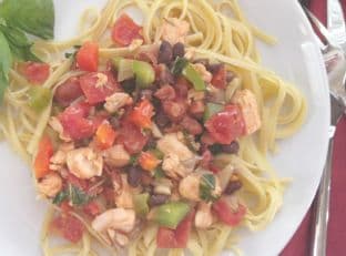 Salmon Linguine