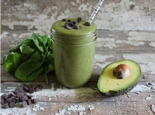 Mint Chocolate Chip Green Smoothie
