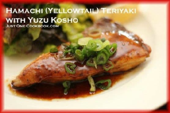 Hamachi (Yellowtail) Teriyaki with Yuzu Kosho