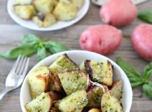 Grilled Pesto Potatoes