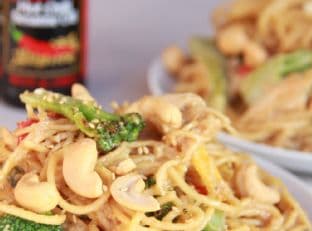 Szechuan Noodles with Broccoli