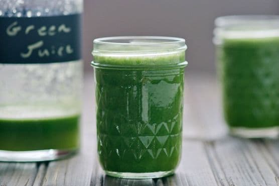 Cucumber, Endive, Kale, Green Apple, Ginger, and Meyer Lemon Juice (Green Juice )
