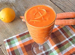 Orange Carrot Ginger Juice {No Added Sugar, Dairy & Gluten Free}