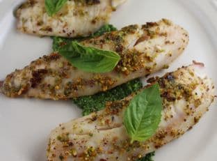 Pistachio Crusted Tilapia