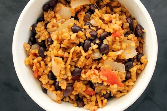 How to Spiralize a Plantain & Plantain “Rice” and Beans