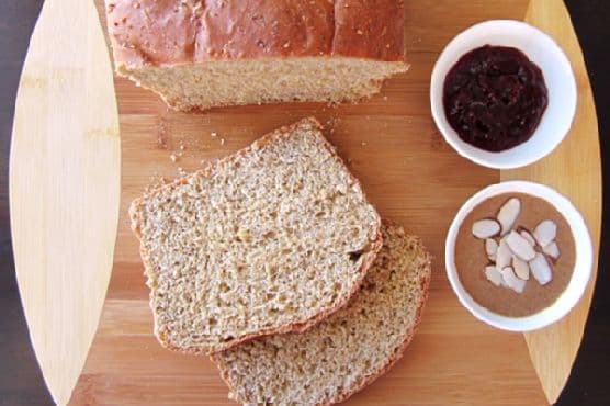 Homemade 100% Whole Grain Bread