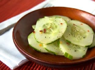 Asian Spiced Cucumbers