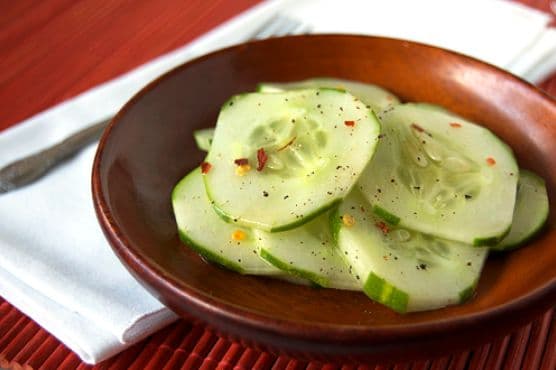 Asian Spiced Cucumbers