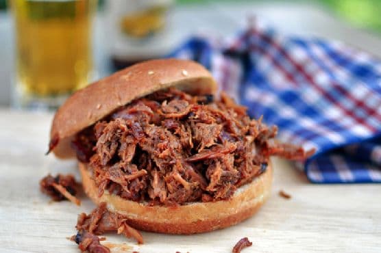 Hickory-Smoked Barbecue Pulled Pork Sandwiches