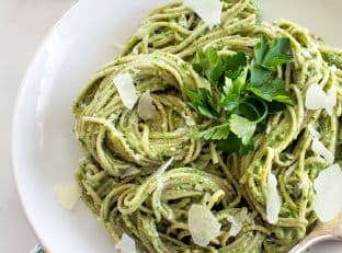 Soba Noodles with Lemony Kale Pesto