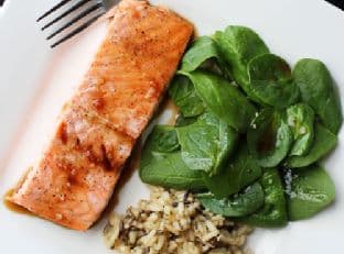 Maple Soy Glazed Salmon