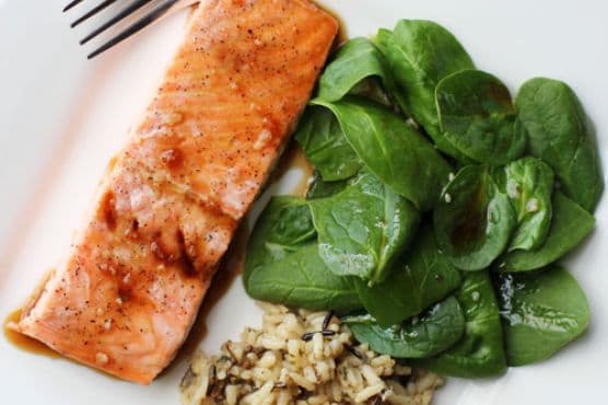 Maple Soy Glazed Salmon