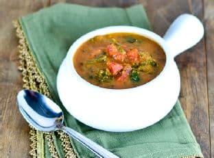 Creamy Tomato & Kale Bisque