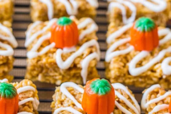Pumpkin Pie Rice Krispie Treats