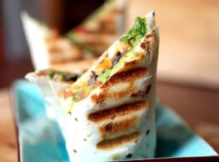 Black Bean and Guac Burrito