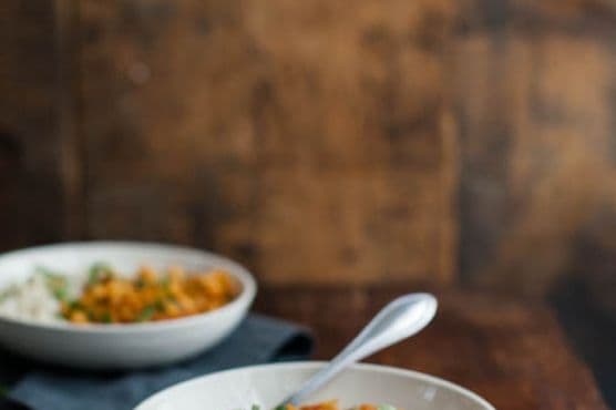 Harissa Lentils and Cauliflower