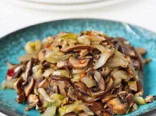 Vegetable Stir-Fry with Endive & Shiitake Mushrooms