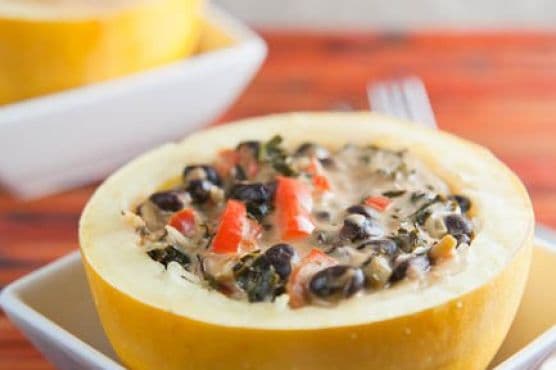 Cajun Stuffed Spaghetti Squash