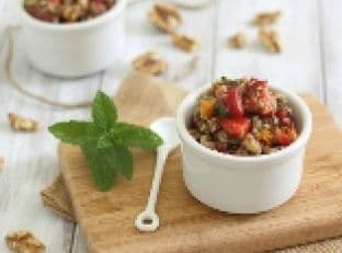 Strawberry tabouleh