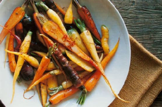 Braised Saffron Carrots