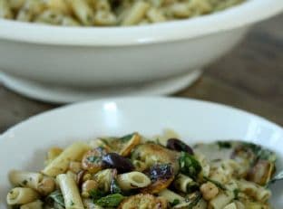 Meatless Monday: Penne Pasta Salad with Zucchini, Chickpeas and Olives