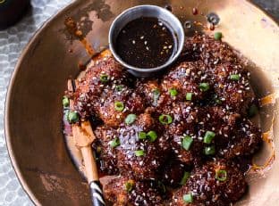 Sticky Asian BBQ Boneless Oven Baked Wings