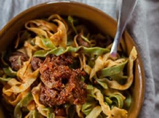 Tagliatelle paglia e fieno - Straw and hay tagliatelle