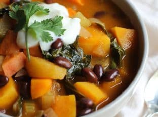 Fall Harvest Vegetarian Chili with Kale + Giveaway