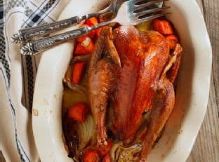 How to Cook Pheasant: Buttered Roast Pheasant with Cream and Bourbon