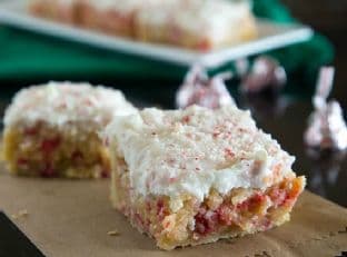 Peppermint Sugar Cookie Bars