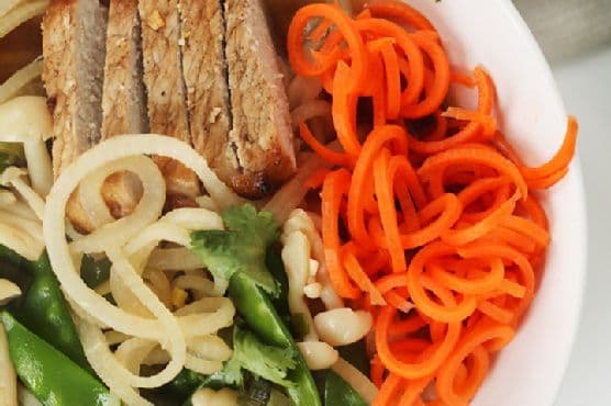BBQ Pork Turnip Noodle “Ramen” for Two
