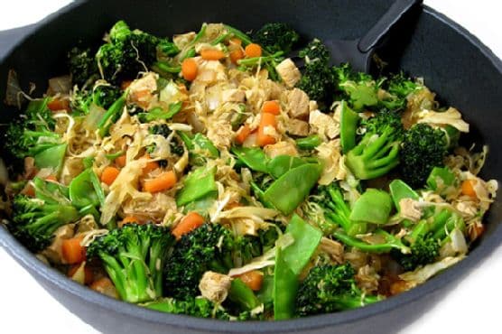 Chicken and Veggies Stir Fry, Low Calorie and Super Yummy with Weight Watchers Points