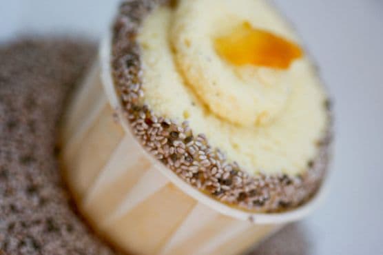 Yuzu White Chocolate Cupcake