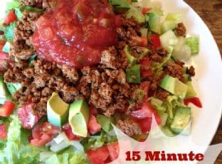 15 Minute Paleo Tacos & Taco Seasoning