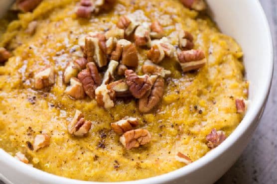 90-Second Pumpkin Pie Breakfast Quinoa