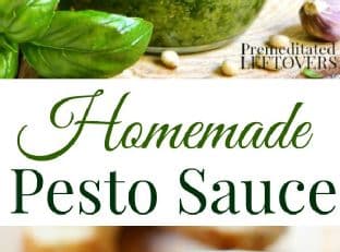 Homemade Pesto Sauce